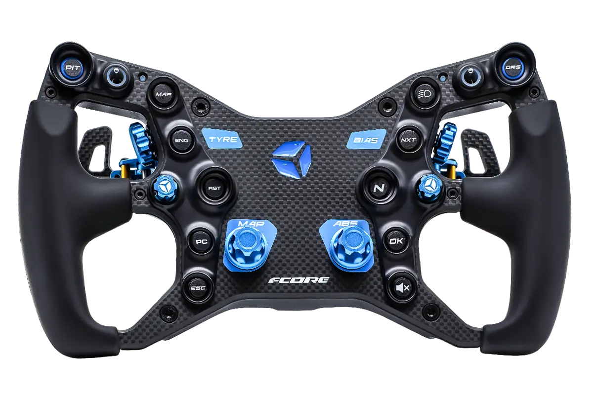 Cube Controls F-PRO Blue SIM フォーミュラホイール F-PRO - Cube Controls - Sim Racing Hardware
